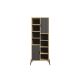 HANAH HOME Polica za knjige Otranto, krem/antracit - 835PUQ5306