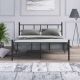 HANAH HOME Bračni krevet 160x200cm Akın, crna - EP3132589