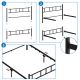 HANAH HOME Bračni krevet 160x200cm Akın, crna - EP3132589