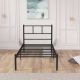 HANAH HOME Krevet 90x200cm Cemre, crna - EP3132523
