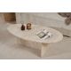 NORDURE Klub sto Orba, mermerna krem - EP3056990