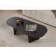 NORDURE Klub sto Ovalis, crna - EP3057038