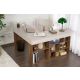 NORDURE Ugaoni radni sto Vesper, krem/braon - EP3057044