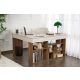 NORDURE Ugaoni radni sto Vesper, krem/braon - EP3057044