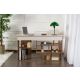 NORDURE Ugaoni radni sto Vesper, krem/braon - EP3057044