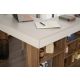 NORDURE Ugaoni radni sto Vesper, krem/braon - EP3057044