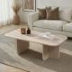 NORDURE Klub sto Akira, mermerna krem - EP3057053