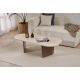 NORDURE Klub sto Ovalis, mermerna/braon - EP3057077