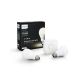 PHILIPS Beli set LED HUE 2 x 9,5 W E27 i Bridge - bežični ruter 2700K - PH012