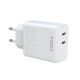 CELLY Kućni punjač ProPower od 35W sa 2 USB C konektora - TC2USBC35WWH