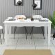 HANAH HOME Terpezarijski sto Milan 519, bela - 845HCT1407