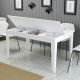 HANAH HOME Terpezarijski sto Milan 519, bela - 845HCT1407