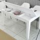 HANAH HOME Terpezarijski sto Milan 519, bela - 845HCT1407
