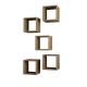 HANAH HOME Zidna polica Box 5/1, braon - 845HCT1609