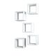 HANAH HOME Zidna polica Box 5/1, bela - 845HCT1611