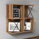 HANAH HOME Zidna polica Extra, braon - 845HCT1614
