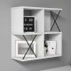HANAH HOME Zidna polica Extra, bela - 845HCT1615
