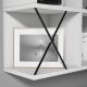 HANAH HOME Zidna polica Extra, bela - 845HCT1615