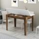 HANAH HOME Terpezarijski sto Kiev 505, braon/bela - 845HCT2102