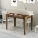 HANAH HOME Terpezarijski sto Kiev 508, braon/krem - 845HCT2105