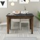 HANAH HOME Trpezarijski sto Kiev 509, braon/crna - 845HCT2106
