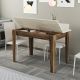 HANAH HOME Trpezarijski sto Kiev 895, braon/krem - EP3057086