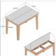 HANAH HOME Trpezarijski sto Kiev 895, braon/krem - EP3057086