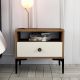 HANAH HOME Noćni ormarić Lizbon 533, braon/krem - 845HCT2505