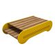 HANAH HOME Sto za dnevnu sobu Cool Walnut Yellow - 189275
