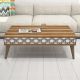 HANAH HOME Klub sto City, braon/bela - 845HCT2809