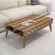 HANAH HOME Klub sto City, braon/krem - 845HCT2812