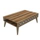 HANAH HOME Klub sto City, braon/krem - 845HCT2812