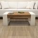HANAH HOME Klub sto Cool, braon/krem - 845HCT2819