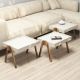 HANAH HOME Set pomoćnih stočića Roma, braon/bela - 845HCT2826