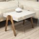 HANAH HOME Set pomoćnih stočića Roma, braon/bela - 845HCT2826
