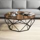 HANAH HOME Klub sto Diamond, tamnobraon - 845HCT2855