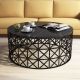 HANAH HOME Klub sto Selin, crna - 845HCT2863