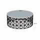 HANAH HOME Klub sto Selin, bela/crna - 845HCT2864