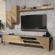 HANAH HOME TV komoda Beril sa policama, svetlobraon - 845HCT3004