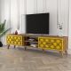 HANAH HOME TV komoda Class, braon/žuta - 845HCT3008