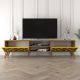 HANAH HOME TV komoda Class, braon/žuta - 845HCT3008