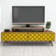 HANAH HOME TV komoda City, braon/žuta - 845HCT3021