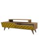 HANAH HOME TV komoda City, braon/žuta - 845HCT3021