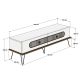 HANAH HOME TV komoda Ekol, bela - 845HCT3026