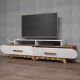 HANAH HOME TV komoda Flora, braon/bela - 845HCT3030
