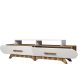 HANAH HOME TV komoda Flora, braon/bela - 845HCT3030