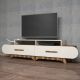 HANAH HOME TV komoda Flora, braon/krem - 845HCT3031