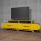 HANAH HOME TV komoda Flora, braon/žuta - 845HCT3032
