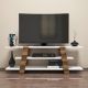 HANAH HOME TV komoda Flower, braon/bela - 845HCT3038