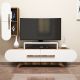 HANAH HOME TV komoda Rose S, braon/bela - 845HCT3053